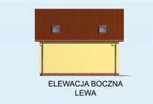 Elewacja projektu GM1 z częścią mieszkalną - 3