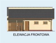 Elewacja projektu G135 - 1