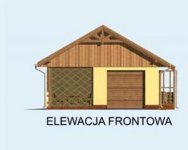 Elewacja projektu G136 - 1