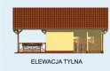 Projekt budynku gospodarczego G139 - elewacja 2