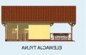 Projekt budynku gospodarczego G139 - elewacja 2