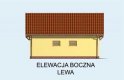 Projekt budynku gospodarczego G141 - elewacja 3