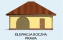 Projekt budynku gospodarczego G142 - elewacja 4