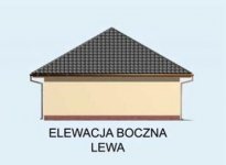 Elewacja projektu G146 dwustanowiskowy z pomieszczeniem gospodarczym - 3