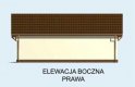 Projekt budynku gospodarczego G147 - elewacja 4