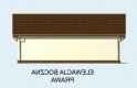 Projekt budynku gospodarczego G147 - elewacja 4