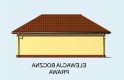 Projekt budynku gospodarczego G148 - elewacja 4
