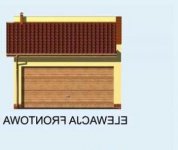 Elewacja projektu G27mini - 1 - wersja lustrzana