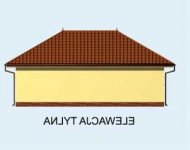 Elewacja projektu BG165 - 2 - wersja lustrzana