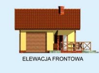 Elewacja projektu G173 projekt z wędzarnią - 1