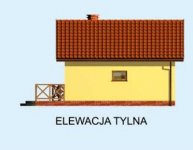 Elewacja projektu G173 projekt z wędzarnią - 2