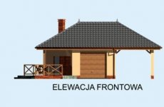 Elewacja projektu G191 projekt z wędzarnią  - 1