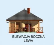 Elewacja projektu G191 projekt z wędzarnią  - 3