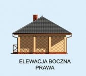 Elewacja projektu G191 projekt z wędzarnią  - 4