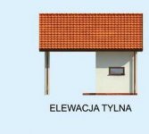 Elewacja projektu G212  - 2