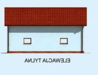 Elewacja projektu G227 - 2 - wersja lustrzana