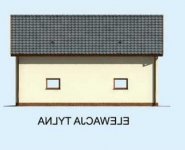 Elewacja projektu G228A - 2 - wersja lustrzana