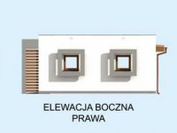 Elewacja projektu Budynek gospodarczy G11a dwustanowiskowy - 4