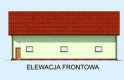 Projekt budynku gospodarczego G229A - elewacja 1