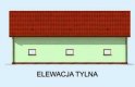 Projekt budynku gospodarczego G229A - elewacja 2