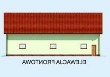 Elewacja projektu G229A - 1 - wersja lustrzana