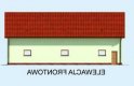 Projekt budynku gospodarczego G229A - elewacja 1