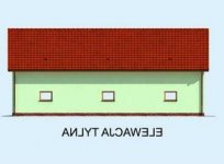 Elewacja projektu G229A - 2 - wersja lustrzana