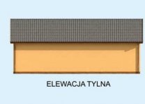 Elewacja projektu G240 z pomieszczeniem gospodarczym - 2