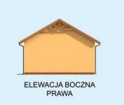 Elewacja projektu G240 z pomieszczeniem gospodarczym - 4