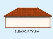 Elewacja projektu G241 z pomieszczeniem gospodarczym - 2