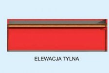 Elewacja projektu G242 z pomieszczeniem gospodarczym - 2