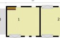 Projekt budynku gospodarczego G260 z pomieszczeniem magazynowym  - przyziemie