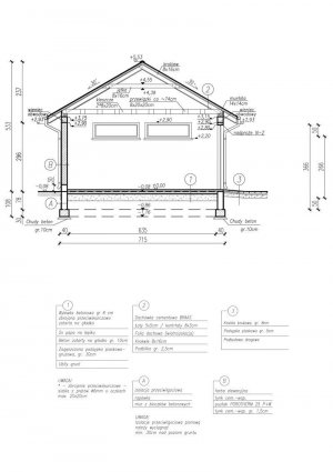 Przekrój projektu  G261