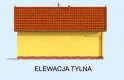 Projekt budynku gospodarczego G264 jednostanowiskowy z pomieszczeniem gospodarczym i werandą - elewacja 2