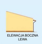 Elewacja projektu G268 garaż czterostanowiskowy z pomieszczeniem gospodarczym - 3