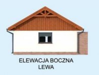 Elewacja projektu G280  z pomieszczeniem gospodarczym - 3