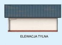 Elewacja projektu G292 budynek gospodarczo-garażowy - 2