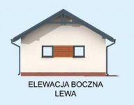 Elewacja projektu G292 budynek gospodarczo-garażowy - 3