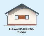 Elewacja projektu G292 budynek gospodarczo-garażowy - 4