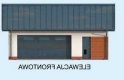 Projekt budynku gospodarczego G292 budynek gospodarczo-garażowy - elewacja 1