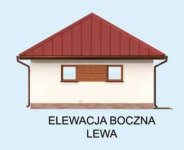 Elewacja projektu G293 dwustanowiskowy z pomieszczeniem gospodarczym - 3