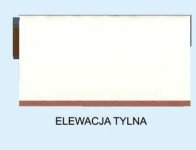 Elewacja projektu G294 dwustanowiskowy z pomieszczeniem gospodarczym - 2