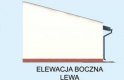 Projekt budynku gospodarczego G294 dwustanowiskowy z pomieszczeniem gospodarczym - elewacja 3