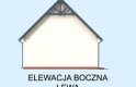 Projekt budynku gospodarczego G240a - elewacja 3