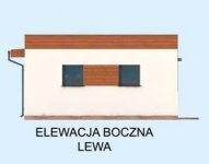 Elewacja projektu G296 dwustanowiskowy z pomieszczeniem gospodarczym  - 3