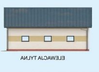 Elewacja projektu G302  - 2 - wersja lustrzana