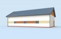 Projekt budynku gospodarczego G303 garaż dwustanowiskowy - wizualizacja 3