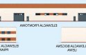 Projekt budynku komercyjnego G313 / Magazyn z pomieszczeniami gospodarczymi - elewacja 1