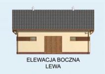 Elewacja projektu BGS8 budynek gospodarczy - 3