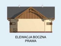 Elewacja projektu BGS8 budynek gospodarczy - 4